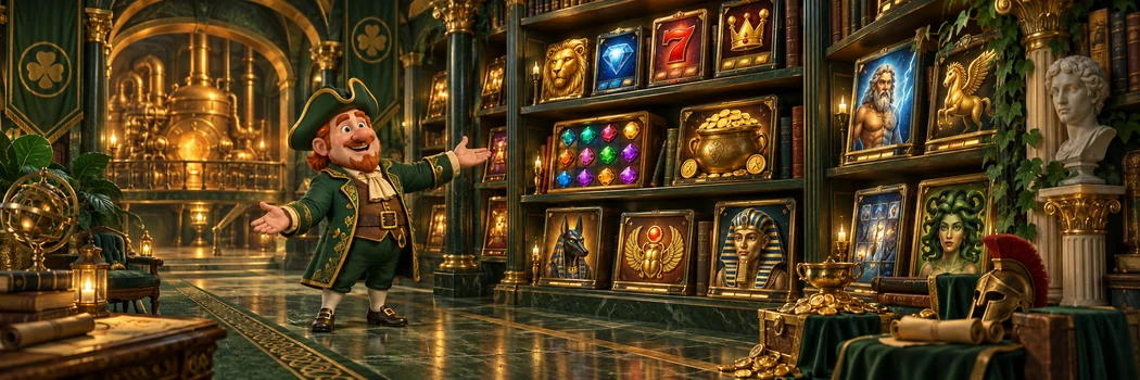 Die Slot-Bibliothek, Regal für Regal